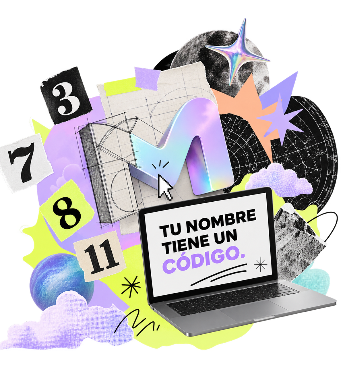 Numerología de marca para analizar el código y la identidad de un nombre de marca